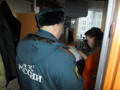 Инспекторы Госпожнадзора вместе с полицейскими побывали в гостях у неблагополучных жителей Сыктывкара