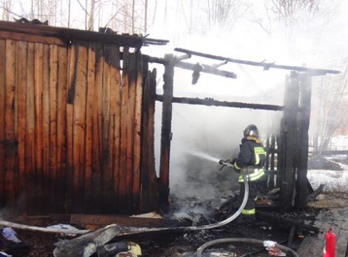 На пожаре в Усть-Вымском районе погиб человек