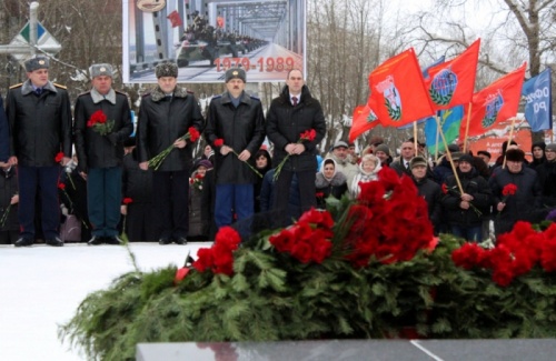 В столице Коми прошел памятный митинг, посвященный 30-й годовщине вывода войск из Афганистана